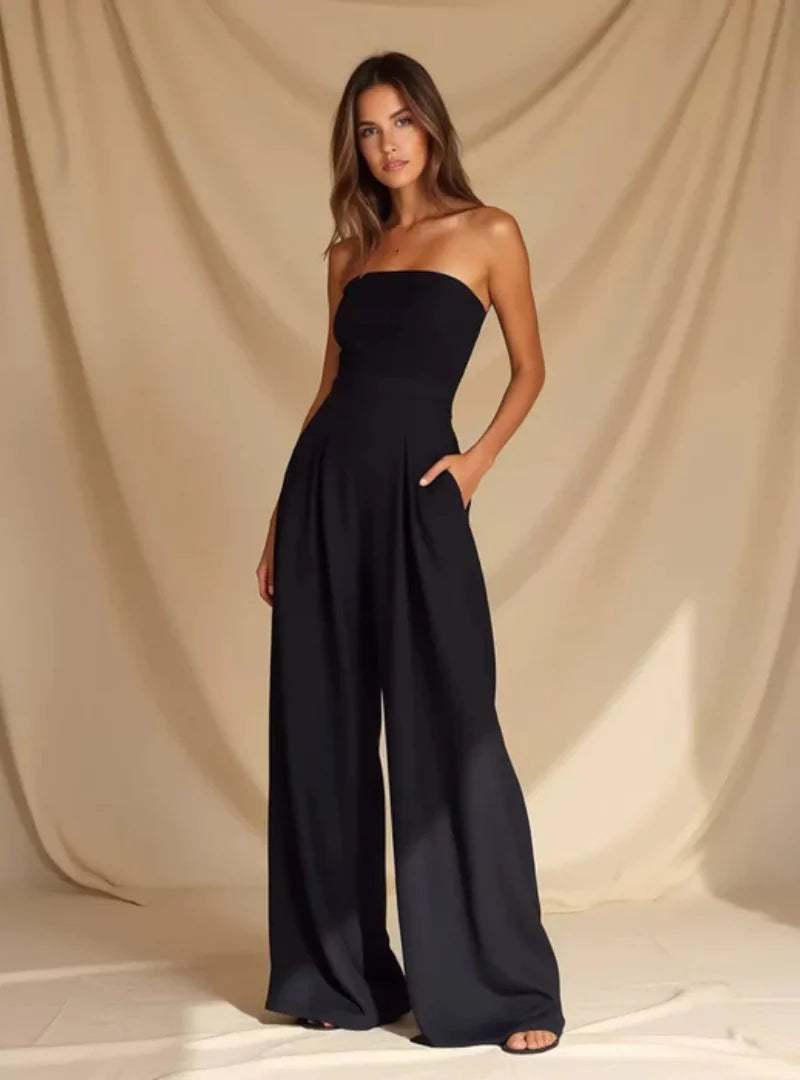 Dame Jumpsuit med brede ben