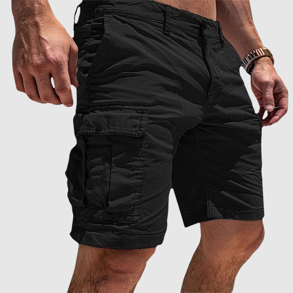 Herre Cargo Shorts - Sort