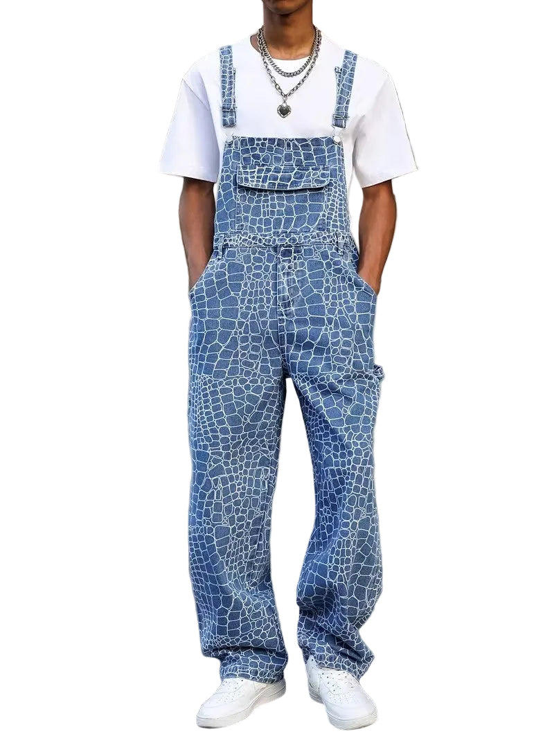 Mænds Mønstret Buksedragt
