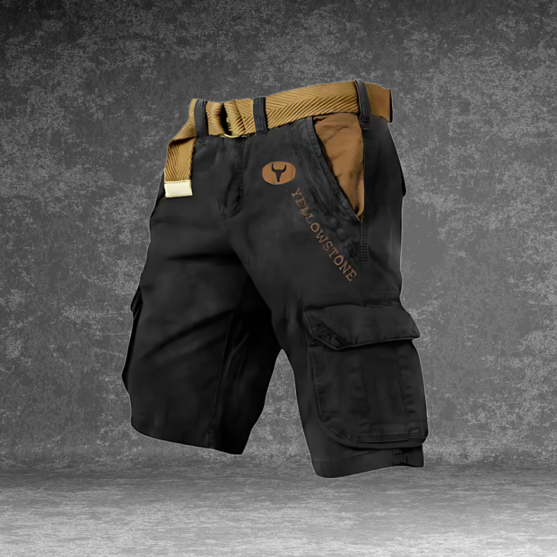 Herre Cargo Shorts - Sort