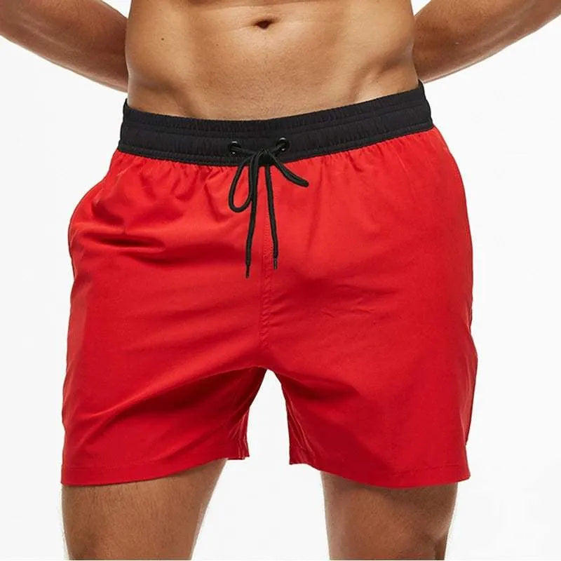 Herre Badeshorts - Rød