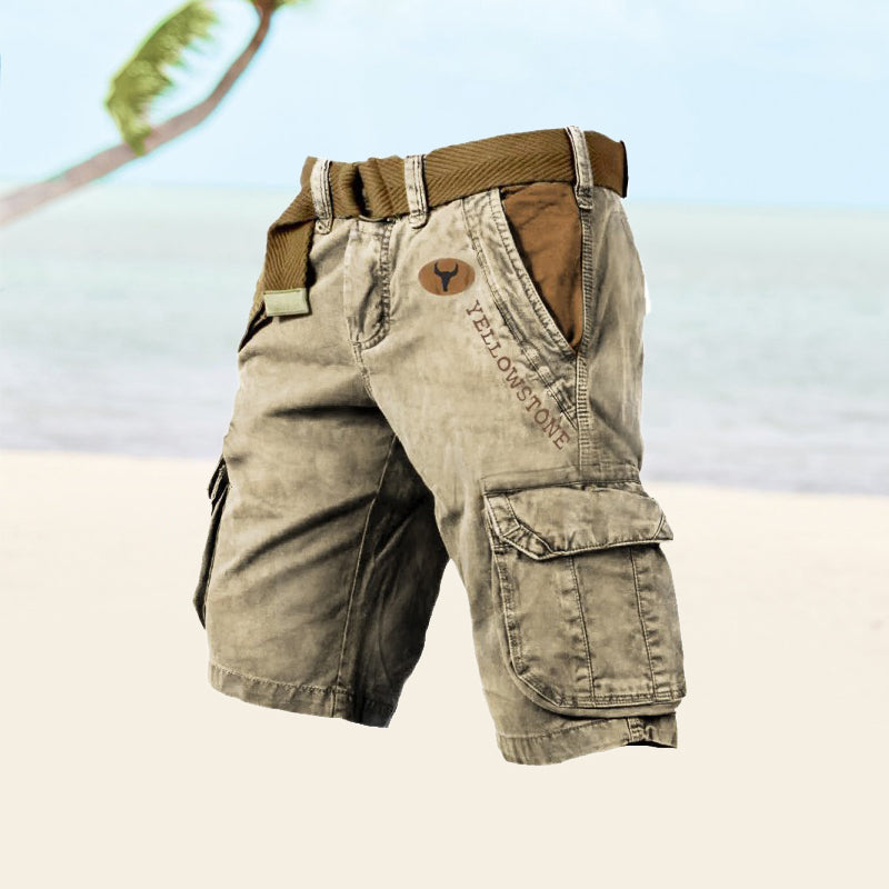 Herre Cargo Shorts - Khaki