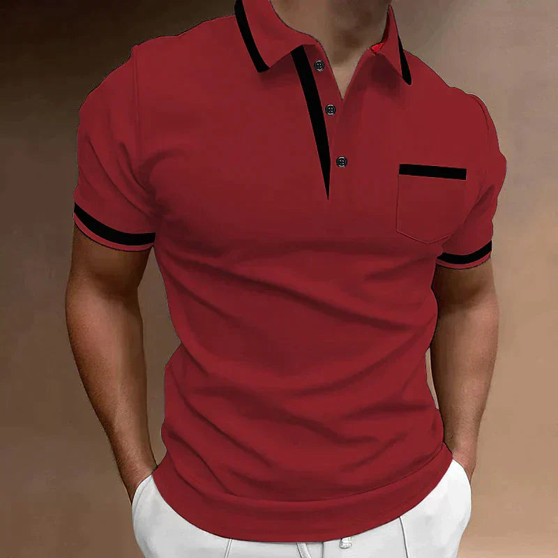 Herre Polo Shirt med kort ærme
